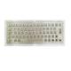 65 Keys Dustproof IP65 Medical Grade Keyboard Stainless Steel Metal Keyboard With USB Interface