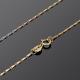 18K Rose Gold  White Gold Yellow Gold Mix Color Chain for Women (NG011)