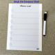 PVC Wall Mounted Self Adhesive Whiteboard Sticker Stationery Kids Writing Board