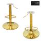 Titanium Gold Color Adjustable Bar Stool Accessories With Pipe Welding