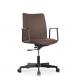 Rotating Electronic Leather Ergonomic Executive Office Chair High Back Five Star Base