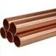 Metal Seamless Tube Straight Pipe / Copper Pipe OD 1/2 3/4 Copper Round Tubes