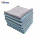 320gsm Reusable Cleaning Cloth 40x40cm Blue Grey Microfiber Household Cleaning Cloth