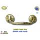 Burial Metal Casket Handle,H030 zamak coffin handle  Funeral Accessories and Hardware gold color size:19*7.5cm