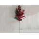 Realistic 62cm Artificial Pine Branches With Red Berry Stems