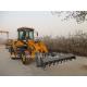 loader with hydraulic flail mower