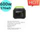 Customizable Colour S6 600W Quiet Portable Solar Power Station for Outdoor Activities