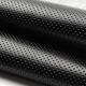 Black Semi Perforated Faux Leather PVC Material For Car Interior