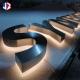 Metal Stainless Steel LED Backlit Signage Luminous High Brightness