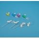 Positive Pressure Y Type Disposable Yellow 24 Iv Cannula For Pediatric Neonatal Infusion
