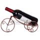 Hot sale Bronze Tricyle shape red win holder/Creative European style single bottle red wine rack