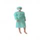 120*140cm SMS Disposable Isolation Gown Blue/Yellow Color Disposable Medical Items