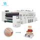 PLC Flexo Printer Slotter , Rotary Printing Slotting And Die Cutting Machine