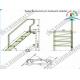 Customized Outfitting Equipment Steel Aluminium Bulwark Ladder A/B Type