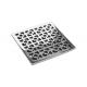 High Ductility Low Profile Shower Drain , Square Floor Drain Grate Strength ≥530 N/Mm