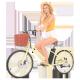 250w Ladies E Bike With Basket 48T Alu Frame , 24x1.75 Electric Women'S Bicycles