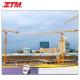 ZTT176 Flattop Tower Crane 8t Capacity 65m Jib Length 1.5t Tip Load Hoisting Equipment