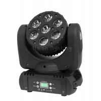 7x12w RGBW 4in1 DMX/Sound Control Cree LED Beam Moving Head Light