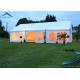 White Roof  Durable Event Tents With Linings And Curtains 10m * 15m