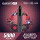 Vamped GT Blackberry Raspberry Ice 13ml Disposable Vape Pen 3.7V  118.36*21*21mm