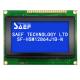 20 Pin Monochrome Graphic LCD Display MPU STN Negative COB 128X64 Matrix LCM