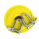 Metal Safety Hooks Heavy Duty Towing Straps for Car Accessories in Yellow