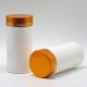 PE Plastic 200mL Straight Cylinder Shape Medicine Pharmacy Bottles with Aluminum Lids