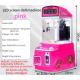 Pink Customized Mini Claws In Various Colors Coin-operated Plush Toy Arcade Game