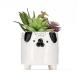 Best selling 3d animal instagram ceramic mini succulent plant flower pots customized