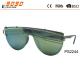 2018 hot sale style plastic sunglasses with UV 400 protection lens ,made of plastic with metal in the frame