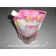 250ml Stand Up Pouch Bags Juice Spout , Flexible Liquid Packaging