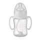 Babay Care Newest 6oz PP Baby Milk Bottle , Wide Neck Baby Feeding Bottle With Handle