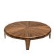 1100*600*450mm Round Wood Modern Style Coffee Tables OEM ODM