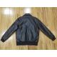 Men'S Cotton Padded Jacket Winter Faux Leather Pu Motorcycle