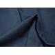 Navy Garment Washed Canvas Fabric Non Harmful Dust And Waste Created