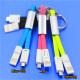 2 In 1 Keychain Usb Charging Cable TPE Material Fit Android And IPhone