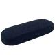 Iron Leather Material Metal Glasses Case Black Color