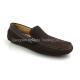 Leather Boys School Shoes Black Lace-up with Customized Brand