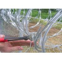Iso9001 2.5mm Diameter Concertina Razor Wire For Fencing
