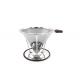 304 Stainless Steel Coffee Filter Cone Coffee Dripper Removable Stand Pour Over