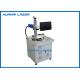Desktop Fiber Laser Marking Machine , Metal Plastic Jewelry Laser Engraving Machine