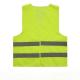 Hi Vis Reflective Safety Vests With Pockets Polyester SGS Certificate