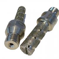 60MM Length Silver Electroplated Finger Bit Diamond Drilling Tool for Granite Marble
