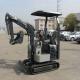 1000KG / 2205LBS Operating Weight Mini Digger Excavator Support Mechanical And Hydraulic Version