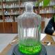 Green Glass Liquor Bottle Empty 750ml 25oz for Custom Color Vodka Gin Tequila Rum