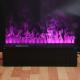 OEM Simulation Electric Wall Fireplace With Overheating Protection And Heating Function
