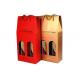 Kraft Paper Electronic Packaging Box , Gift Packaging Bags For Wine Bottle
