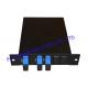 LGX Type Fiber PLC Splitter Rack Mount Cassette Box Type SC / UPC Low Insertion