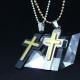 Fashion Top Trendy Stainless Steel Cross Necklace Pendant LPC405