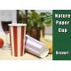 12oz Eco Friendly Double PE Coated Cold Drink Paper Cup with Water based ink Flexo Printing